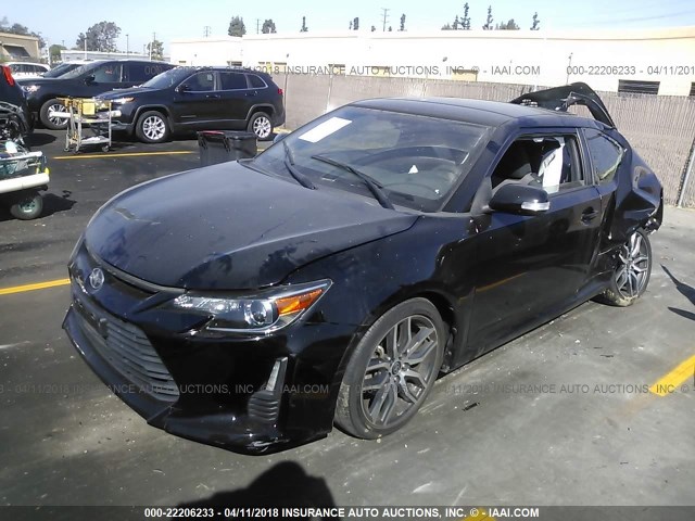 JTKJF5C77E3070828 - 2014 TOYOTA SCION TC 黑色 照片 2