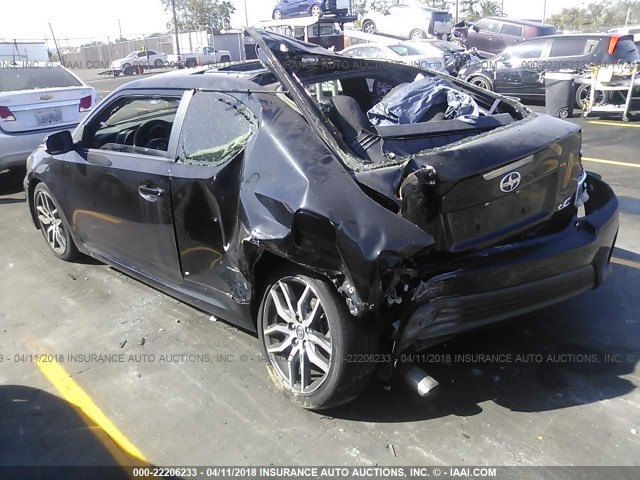 JTKJF5C77E3070828 - 2014 TOYOTA SCION TC 黑色 照片 3