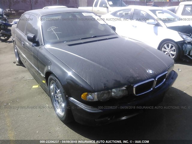 WBAGG83461DN87464 - 2001 BMW 740 I AUTOMATIC BLACK photo 1