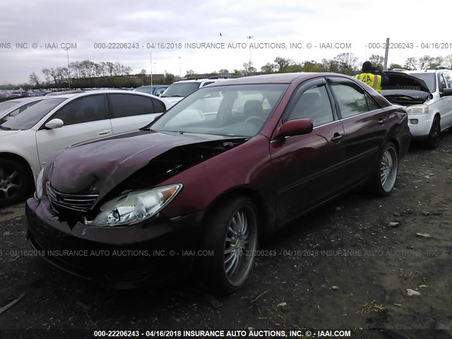 4T1BE32K96U164970 - 2006 TOYOTA CAMRY LE/XLE/SE Марун фото 2