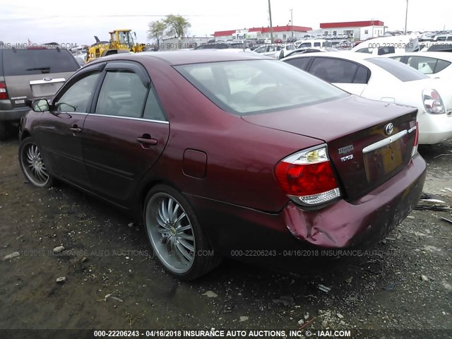 4T1BE32K96U164970 - 2006 TOYOTA CAMRY LE/XLE/SE MAROON photo 3