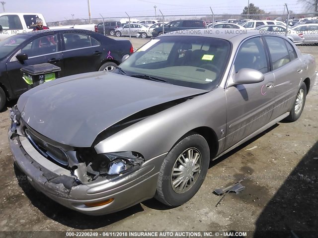 1G4HP52KX3U207269 - 2003 BUICK LESABRE CUSTOM BROWN photo 2