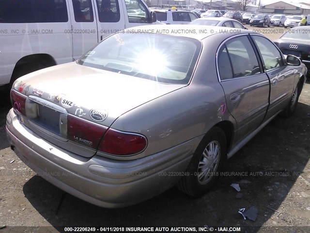 1G4HP52KX3U207269 - 2003 BUICK LESABRE CUSTOM BROWN photo 4