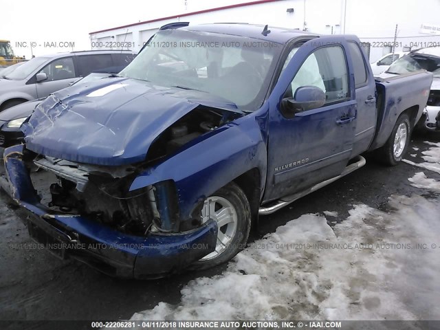 3GCPKTE73DG269479 - 2013 CHEVROLET SILVERADO K1500 LTZ BLUE photo 2