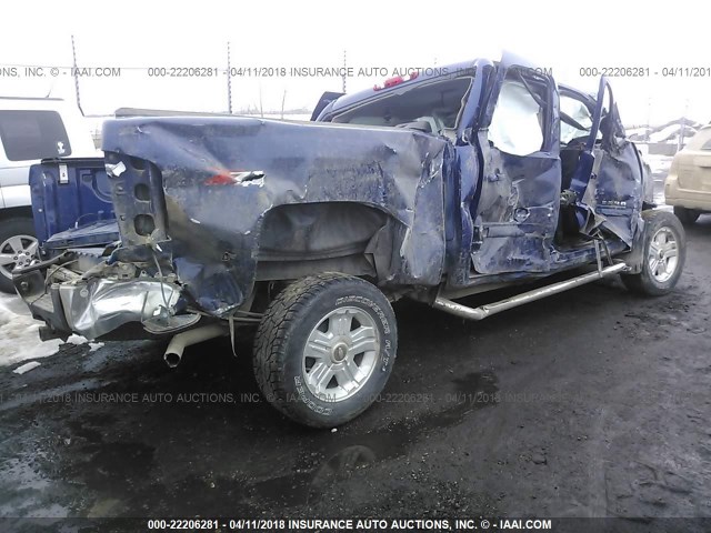 3GCPKTE73DG269479 - 2013 CHEVROLET SILVERADO K1500 LTZ BLUE photo 4