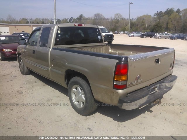 1GTEC19T65Z150715 - 2005 GMC NEW SIERRA C1500 GOLD photo 3