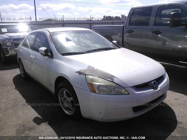 3HGCM563X4G709926 - 2004 HONDA ACCORD LX WHITE photo 1