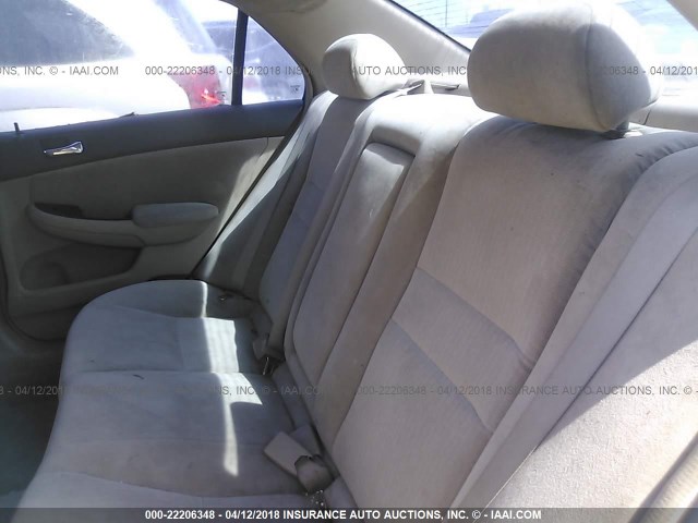 3HGCM563X4G709926 - 2004 HONDA ACCORD LX WHITE photo 8