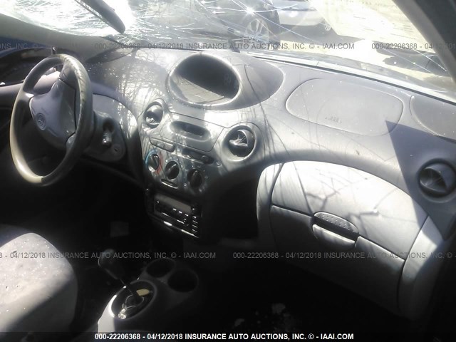 JTDBT123310175132 - 2001 TOYOTA ECHO BLACK photo 5