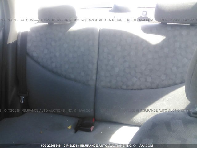 JTDBT123310175132 - 2001 TOYOTA ECHO BLACK photo 8