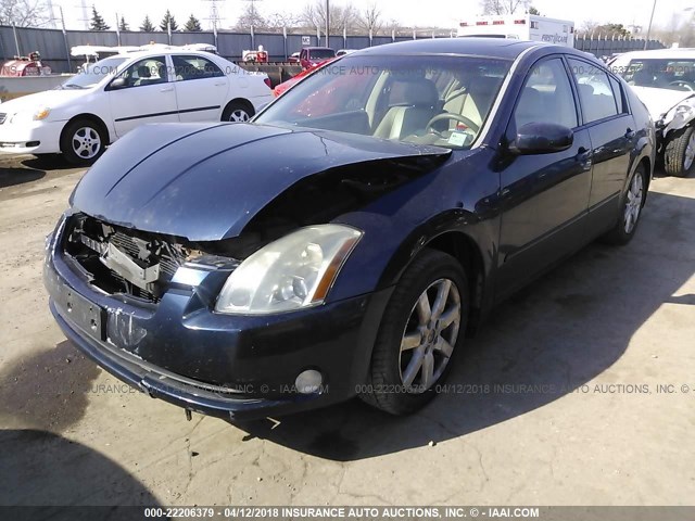 1N4BA41E45C856744 - 2005 NISSAN MAXIMA SE/SL Dark Blue photo 2