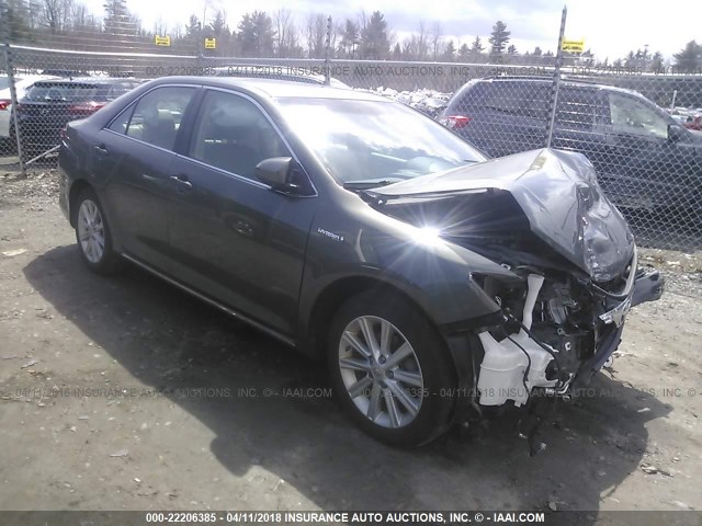 4T1BD1FK6CU031502 - 2012 TOYOTA CAMRY HYBRID/LE/XLE 绿色 照片 1