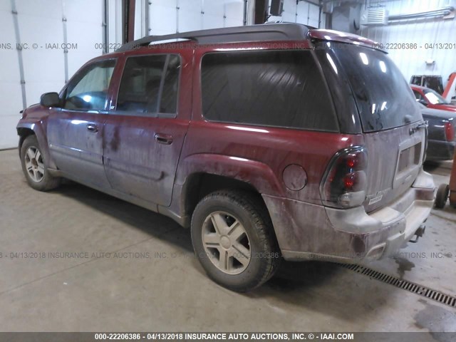 1GNET16S146227459 - 2004 CHEVROLET TRAILBLAZER EXT LS/EXT LT MAROON photo 3