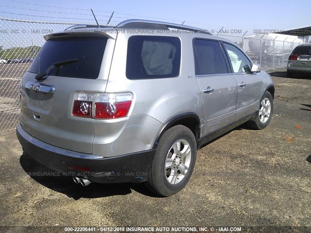 1GKER23737J107651 - 2007 GMC ACADIA SLT-1 SILVER photo 4