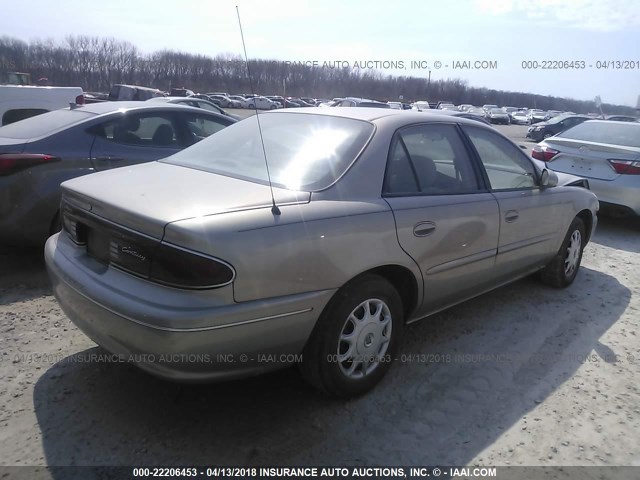 2G4WS52J931196211 - 2003 BUICK CENTURY CUSTOM TAN photo 4