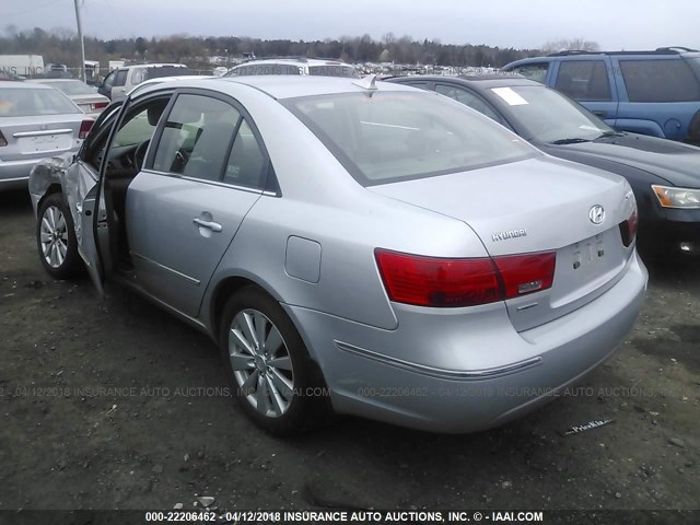 5NPEU46C29H553753 - 2009 HYUNDAI SONATA SE/LIMITED SILVER photo 3