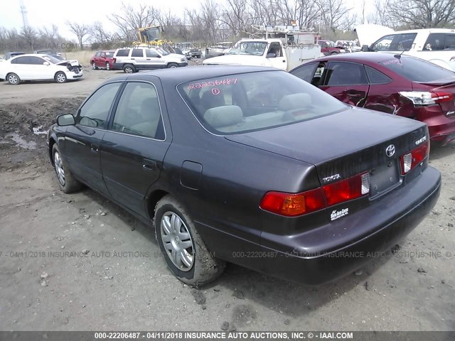 4T1BF22KX1U961597 - 2001 TOYOTA CAMRY LE/XLE Grau Foto 3