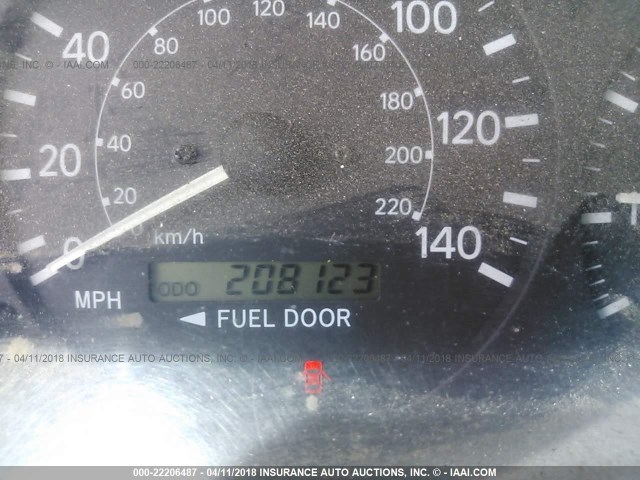 4T1BF22KX1U961597 - 2001 TOYOTA CAMRY LE/XLE Grau Foto 7