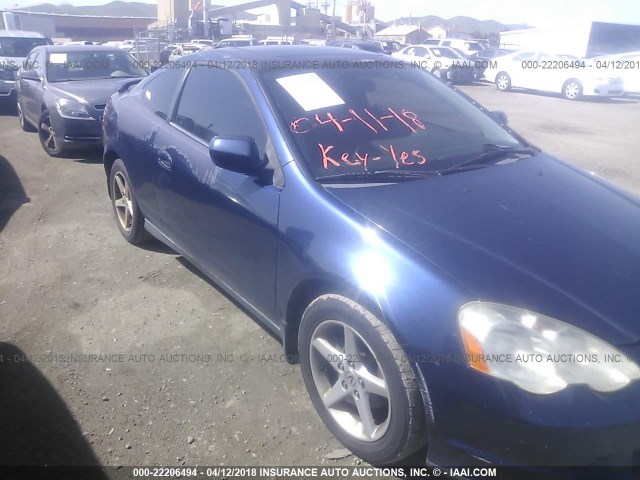 JH4DC54874S012452 - 2004 ACURA RSX BLUE photo 6