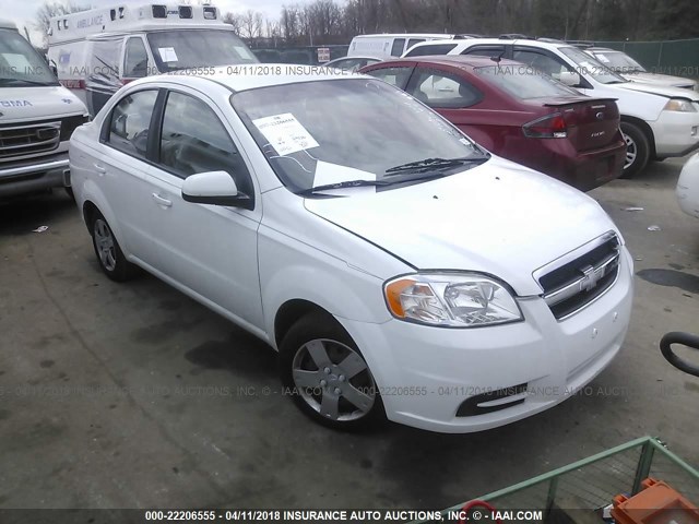 KL1TD5DE2BB130946 - 2011 CHEVROLET AVEO LS/LT 白色 照片 1