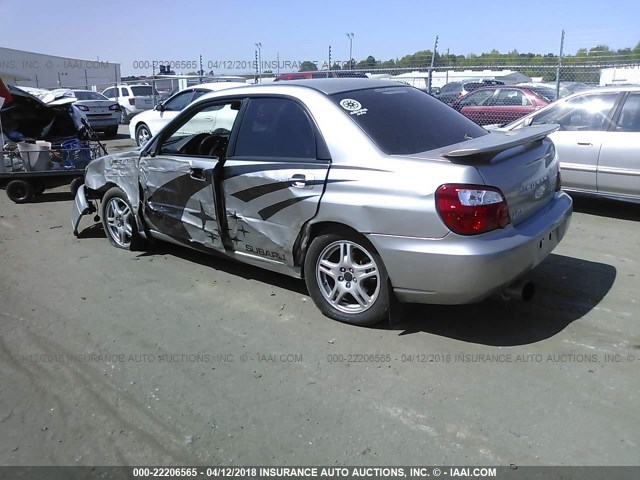 JF1GD67575H519083 - 2005 SUBARU IMPREZA RS SILVER photo 3