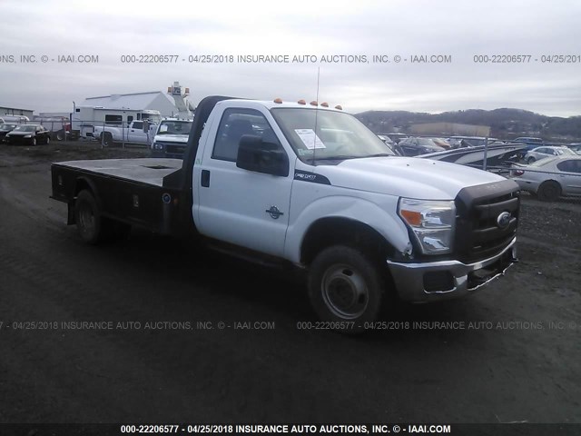 1FDRF3HT1BEA62059 - 2011 FORD F350 SUPER DUTY WHITE photo 1