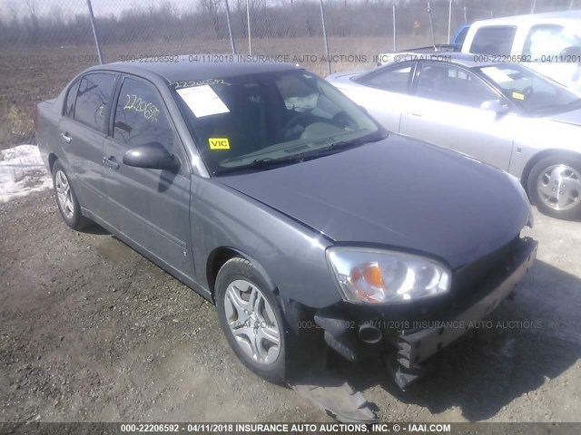 1G1ZS58N57F240126 - 2007 CHEVROLET MALIBU LS 灰色 照片 1