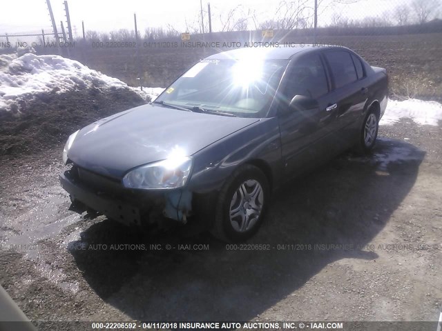 1G1ZS58N57F240126 - 2007 CHEVROLET MALIBU LS 灰色 照片 2