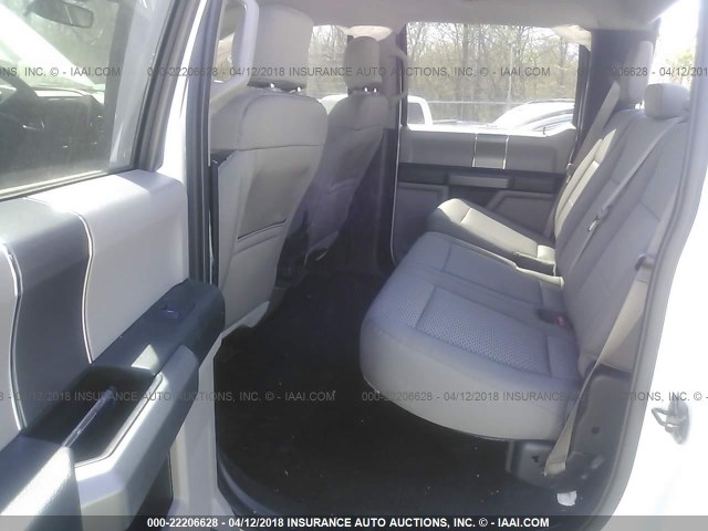 1FTEW1EF9FFB93701 - 2015 FORD F150 SUPERCREW თეთრი ფოტო 8