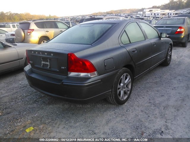YV1RS592692738433 - 2009 VOLVO S60 2.5T GRAY photo 4