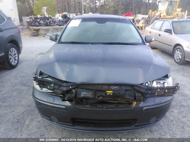 YV1RS592692738433 - 2009 VOLVO S60 2.5T GRAY photo 6