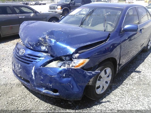 JTNBE46K073107998 - 2007 TOYOTA CAMRY NEW GENERAT CE/LE/XLE/SE BLUE photo 6