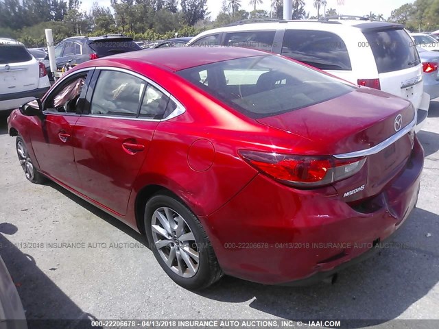 JM1GJ1U58F1222473 - 2015 MAZDA 6 SPORT RED photo 3