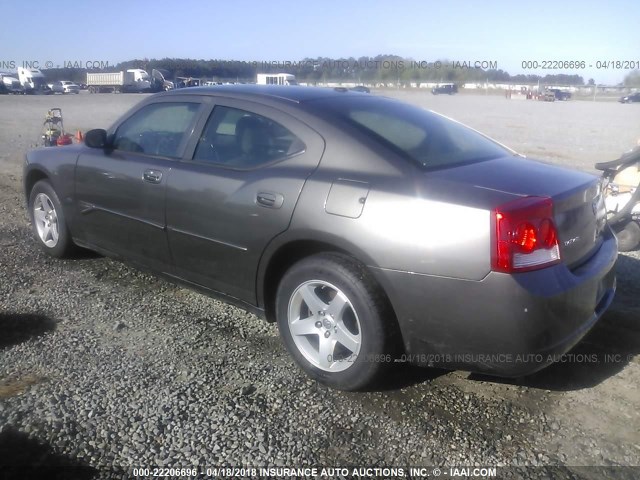 2B3KA33V69H545063 - 2009 DODGE CHARGER SXT GRAY photo 3