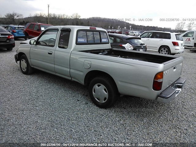 4TAVL52N5YZ613835 - 2000 TOYOTA TACOMA XTRACAB GRAY photo 3