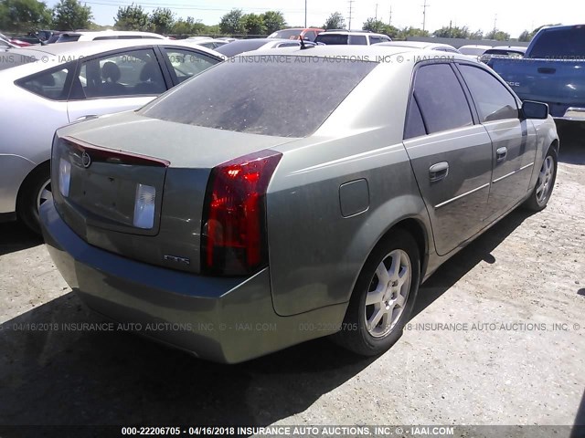 1G6DP567550219271 - 2005 CADILLAC CTS HI FEATURE V6 GREEN photo 4