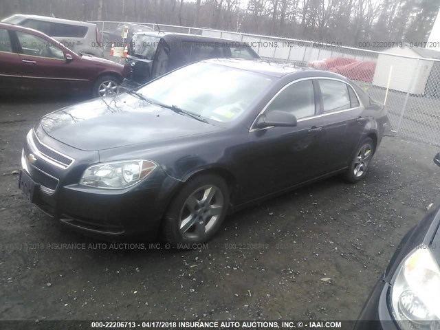 1G1ZB5E1XBF223932 - 2011 CHEVROLET MALIBU LS 灰色 照片 2