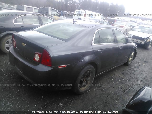 1G1ZB5E1XBF223932 - 2011 CHEVROLET MALIBU LS 灰色 照片 4