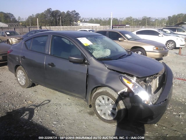 3N1CN7AP0GL855638 - 2016 NISSAN VERSA S/S PLUS/SV/SL GRAY photo 1