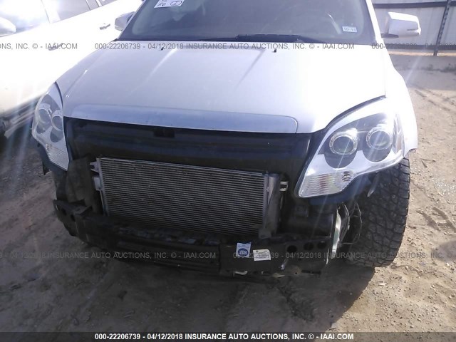 1GKER23D19J180364 - 2009 GMC ACADIA SLT-1 SILVER photo 6