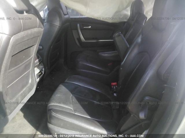 1GKER23D19J180364 - 2009 GMC ACADIA SLT-1 SILVER photo 8