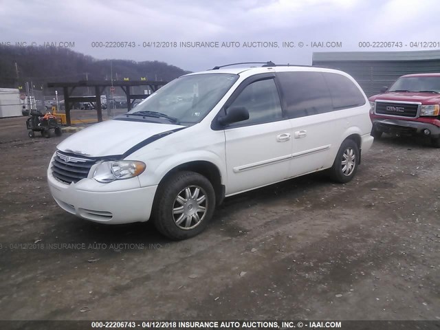 2A4GP54L96R652023 - 2006 CHRYSLER TOWN & COUNTRY TOURING WHITE photo 2