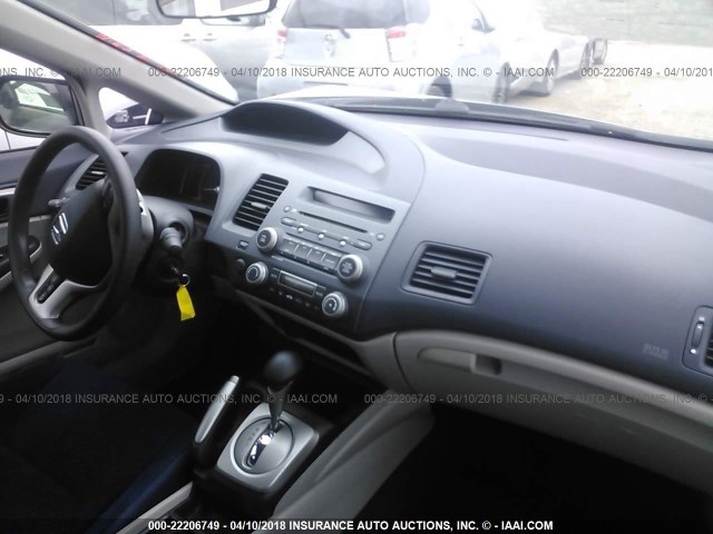 JHMFA36248S016606 - 2008 HONDA CIVIC HYBRID SILVER photo 5