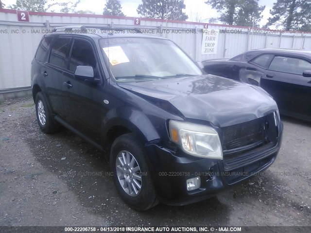 4M2CU87G59KJ14686 - 2009 MERCURY MARINER PREMIER GRAY photo 1