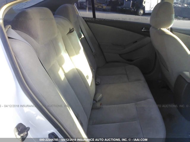 1N4AL21E18N408562 - 2008 NISSAN ALTIMA 2.5/2.5S WHITE photo 8