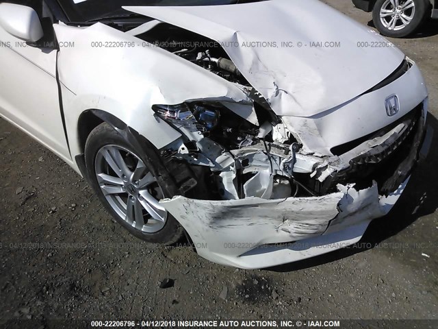 JHMZF1D41BS004010 - 2011 HONDA CR-Z WHITE photo 6