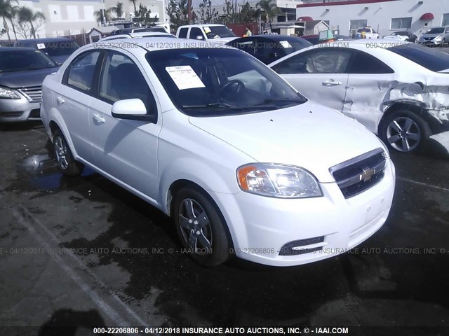 KL1TD5DE9BB136016 - 2011 CHEVROLET AVEO LS/LT 白色 照片 1