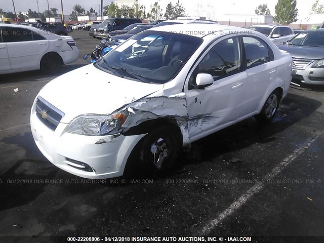 KL1TD5DE9BB136016 - 2011 CHEVROLET AVEO LS/LT 白色 照片 2