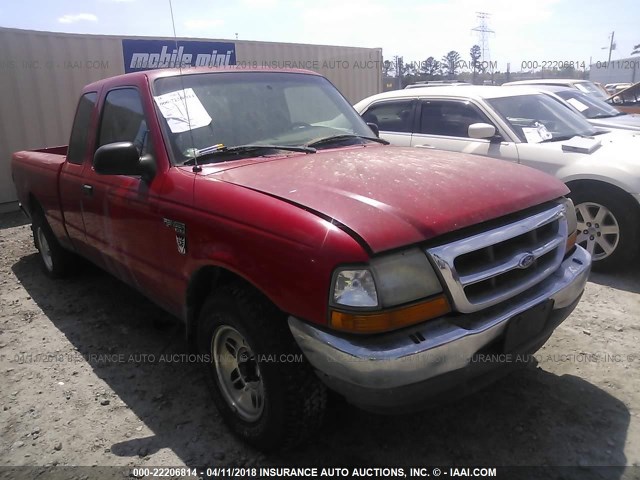 1FTYR14X3XPA24431 - 1999 FORD RANGER SUPER CAB RED photo 1