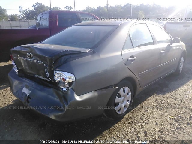 4T1BE32K34U843159 - 2004 TOYOTA CAMRY LE/XLE/SE GRAY photo 4